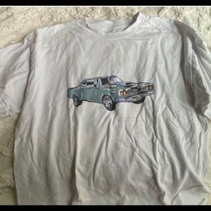 brandy melville car graphic tee cropped!